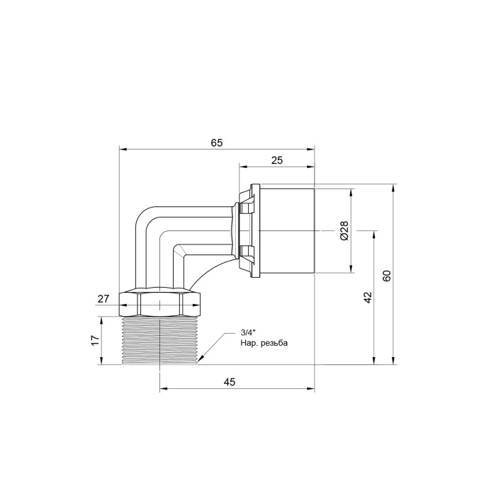 Кутик прес Icma 26х3/4" ЗР №404 Кутик прес Icma 26х3/4" ЗР №404