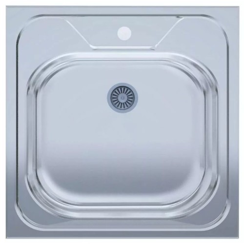 Мийка нерж.UA 5050 товщ-0.4mm, р-р-500*500*140mm Polish (накладна) {20}