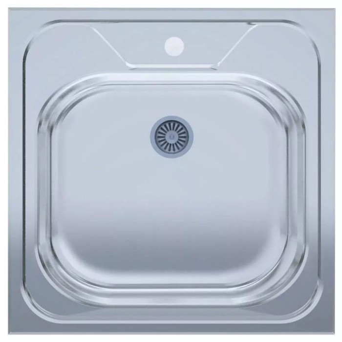Мийка нерж.UA 5050 товщ-0.4mm, р-р-500*500*140mm Polish (накладна) {20}