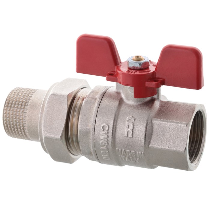 Кран із американкою прямий Roho R105-100 - 1" (RO0088) Кран із американкою прямий Roho R105-100 - 1" (RO0088)