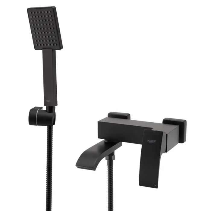 Змішувач для ванни з коротким виливом Koer KB-41007-05 (Колір чорний) (KR3455) Змішувач для ванни з коротким виливом Koer KB-41007-05 (Колір чорний) (KR3455)