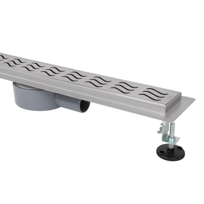 IT03-FT11/700 ITAL Душовий трап 700 мм, поворот. 360, комбін.затвор, Brushed nickel (блістер) {5/1} IT03-FT11/700 ITAL Душовий трап 700 мм, поворот. 360, комбін.затвор, Brushed nickel (блістер) {5/1}