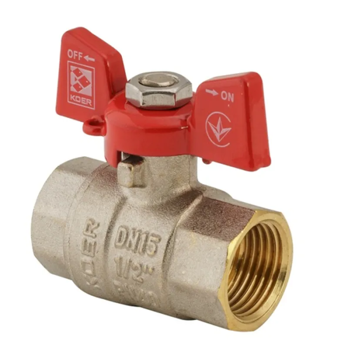 Кран кульовий Koer 1/2" ГГМ (KR.217) (KR0030) Кран кульовий Koer 1/2" ГГМ (KR.217) (KR0030)