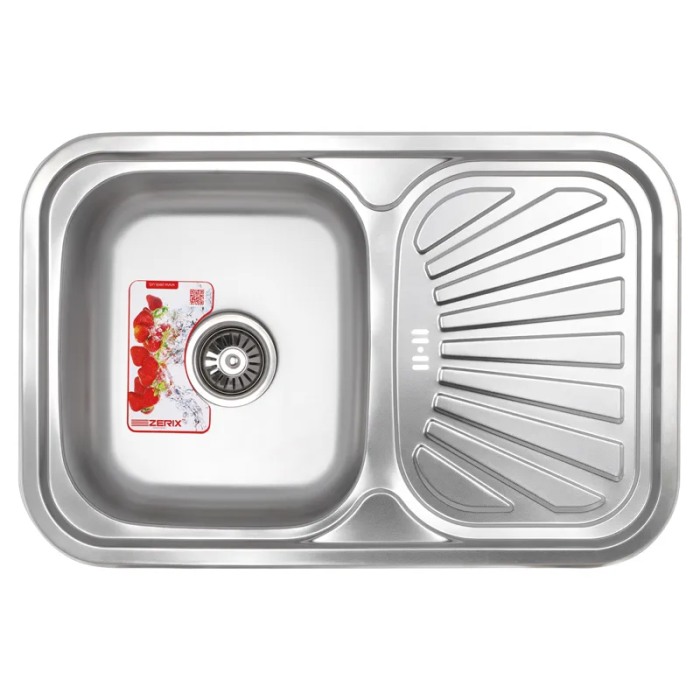 Мийка кухонна Zerix Z7549-08-180MD (micro decor) (ZS0575) Мийка кухонна Zerix Z7549-08-180MD (micro decor) (ZS0575)