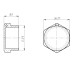 Заглушка 3/4″З латунна під пломбу LC402P OPTIMUM