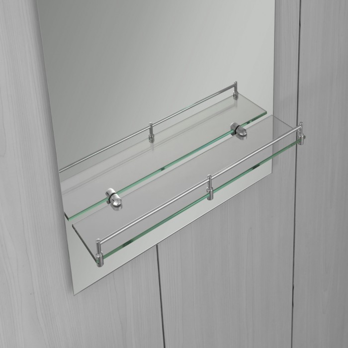 Дзеркало настінне Zerix LAGUNA MRZ03-50x70x11 прямокутне з дугоподібним верxом та полицею (ZX5622) Дзеркало настінне Zerix LAGUNA MRZ03-50x70x11 прямокутне з дугоподібним верxом та полицею (ZX5622)