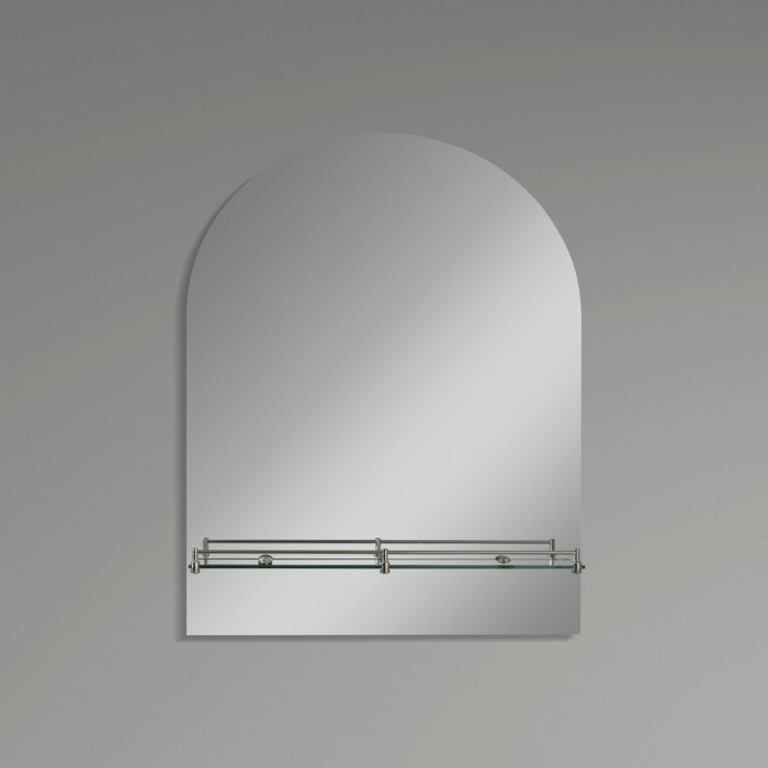 Дзеркало настінне Zerix LAGUNA MRZ03-50x70x11 прямокутне з дугоподібним верxом та полицею (ZX5622) Дзеркало настінне Zerix LAGUNA MRZ03-50x70x11 прямокутне з дугоподібним верxом та полицею (ZX5622)