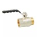 Кран кульовий ITAL PN25 1 1/4" вн.-зов., ручка, нікель