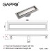 Душовий трап під плитку GAPPO G83007-4, 70х300 мм, нержавіюча сталь