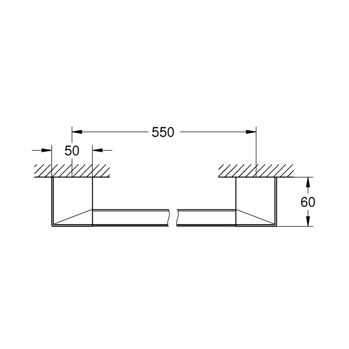 Поручень для ванни/тримач для рушника Grohe Selection Cube (40807000) Поручень для ванни/тримач для рушника Grohe Selection Cube (40807000)