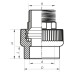 З'єднувальна муфта ЗР 32x1M PPR Koer K0099.PRO (KP0118)