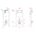 Комплект: Mixxus Premium Bevel-SET-2101 Black (в 2 ящ) Унітаз система змиву Tornado 1.0+ Інсталяція Koer KT-0404 + панель KT-0604-05 Black Mat (MP6669)