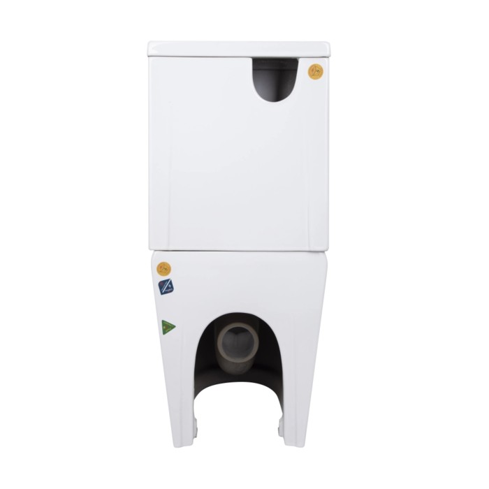 Унітаз підлоговий Qtap Jay Eco Ultra Quiet з сидінням Soft-close 640x360x835 мм QTJAY27W48749 White