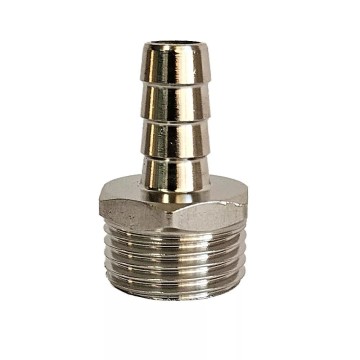 Штуцер  1/2"З 12мм НЕРЖ нік STA {1000/20/25}