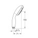 Ручний душ, 3 режими струменю Grohe New Tempesta Classic (28419002)