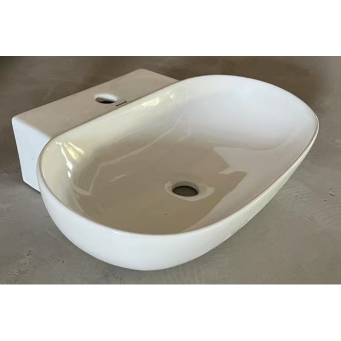 Раковина підвісна MIXXUS PREMIUM DIVERSE-0201 560х390х125mm з отвором під змішувач (MP6510)
