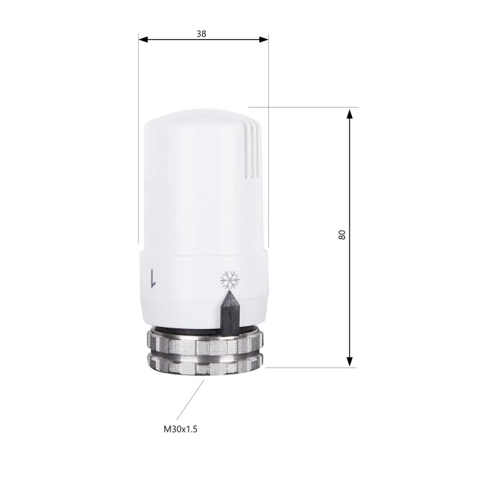 Термоголовка Thermo Alliance Standart 30х1,5 SD355 Термоголовка Thermo Alliance Standart 30х1,5 SD355