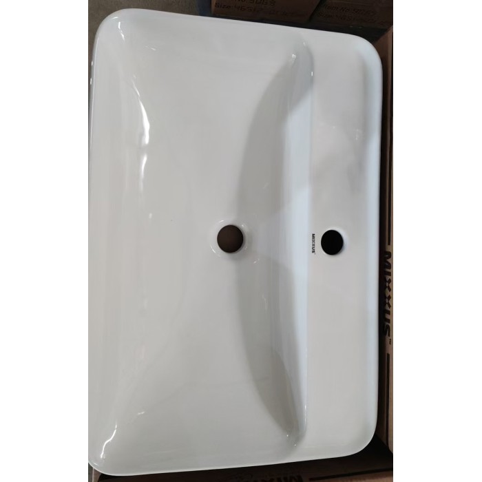Раковина накладна Mixxus Premium BEVEL-0203 600х405х120mm з отвором під змішувач (MP6513) Раковина накладна Mixxus Premium BEVEL-0203 600х405х120mm з отвором під змішувач (MP6513)