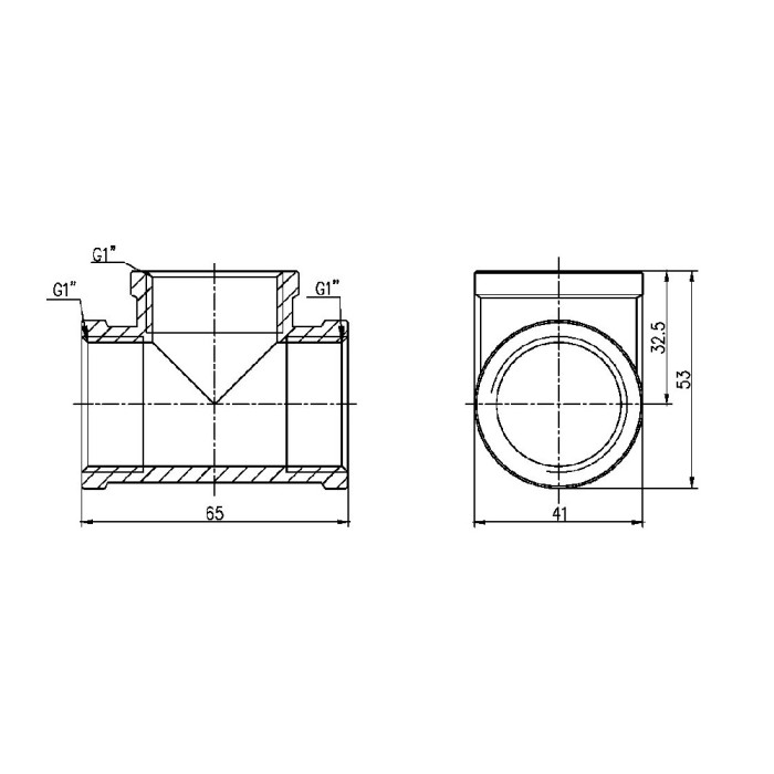 Трійник Thermo Alliance Forte 1" ВВ SF36125 Трійник Thermo Alliance Forte 1" ВВ SF36125