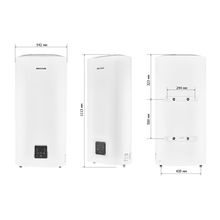 Водонагрівач "Плоский" MIXXUS EWH-10080 FLAT DRY накопичувальний 80 л, сухий тен 2 kW (WH0598) Водонагрівач "Плоский" MIXXUS EWH-10080 FLAT DRY накопичувальний 80 л, сухий тен 2 kW (WH0598)