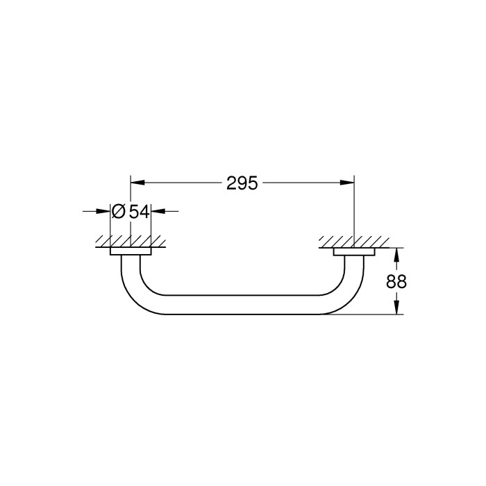 Поручень для ванної Grohe Essentials New (40421001) Поручень для ванної Grohe Essentials New (40421001)