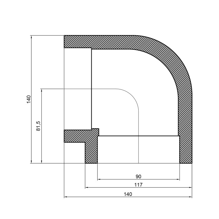 Кутик PPR Thermo Alliance 90, 90° Кутик PPR Thermo Alliance 90, 90°