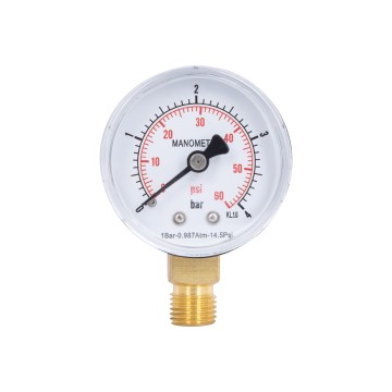 Манометр Thermo Alliance Standart 50 мм 1/4", нижнє підмикання SD1704B