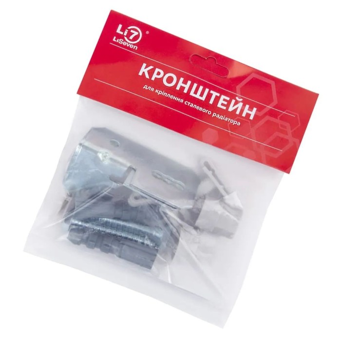 Кріплення LiSeven для сталевого радіатора (пара) {25} Кріплення LiSeven для сталевого радіатора (пара) {25}