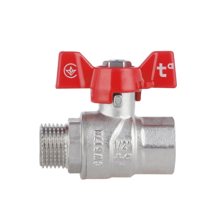 Кран кульовий Thermo Alliance Forte 1/2" ВЗ для води (метелик) SF607W15 Кран кульовий Thermo Alliance Forte 1/2" ВЗ для води (метелик) SF607W15