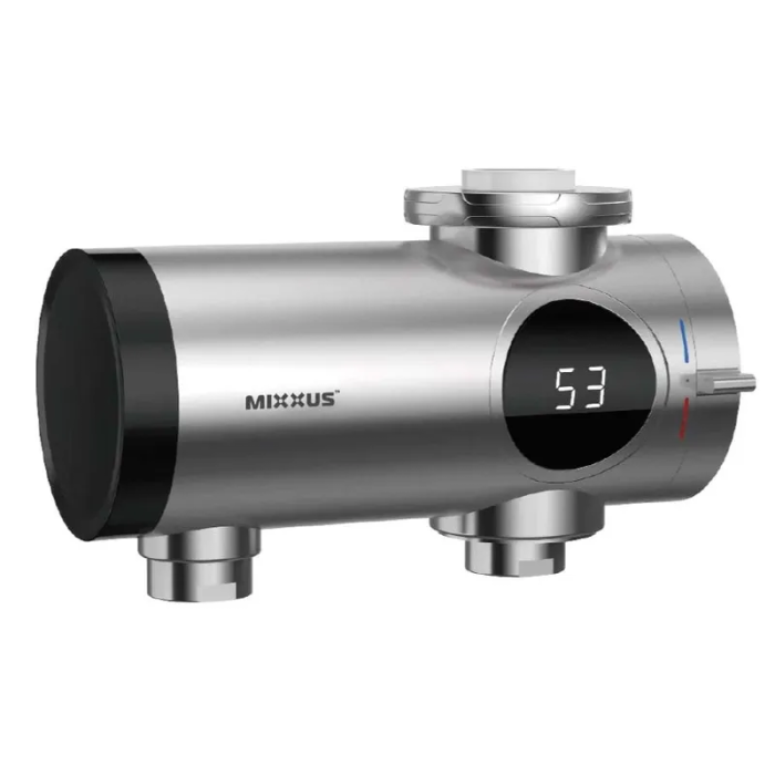 Водонагрівач проточний MIXXUS Electra 770-E CHROME 3,3 kW з кріпленням на вилив (MI6511) Водонагрівач проточний MIXXUS Electra 770-E CHROME 3,3 kW з кріпленням на вилив (MI6511)