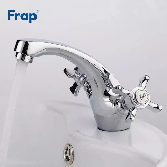 Змішувач для умивальника Frap F1024, хром Змішувач для умивальника Frap F1024, хром