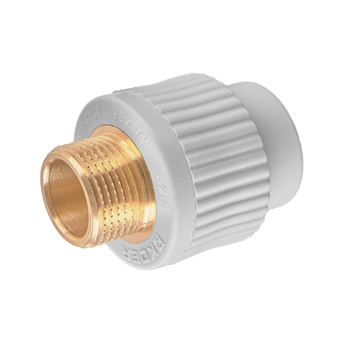 Муфта ЗР Koer K0097.PRO.WN - 25х3/4М PPR (KR6226) Муфта ЗР Koer K0097.PRO.WN - 25х3/4М PPR (KR6226)
