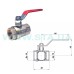 Кран кульовий STA    1/2" ВВ (червона ручка) НІК. {150/15}
