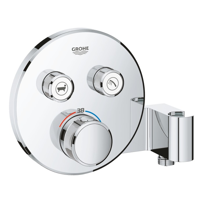 Термостат прихованого монтажу на 2 споживача Grohe Grohtherm SmartControl (29120000) Термостат прихованого монтажу на 2 споживача Grohe Grohtherm SmartControl (29120000)