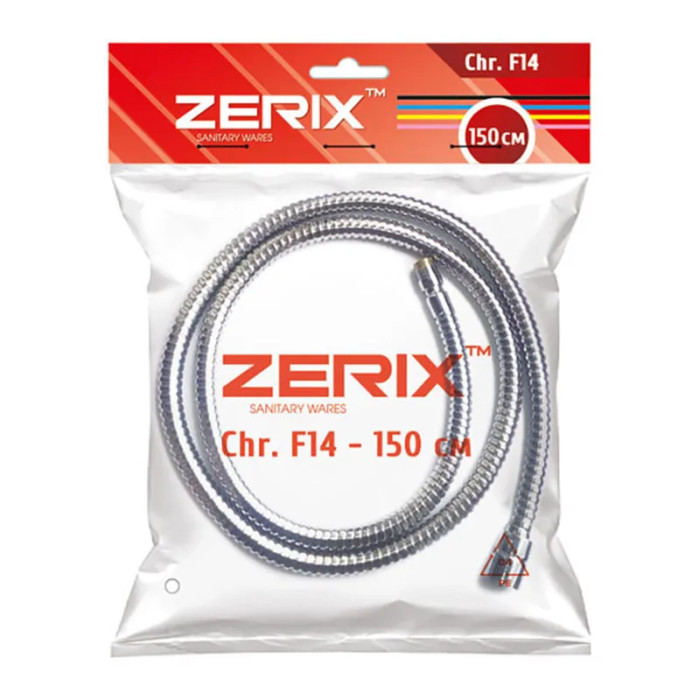 Шланг для кухні Zerix Chr.F14 (150 см) (ZX2622) Шланг для кухні Zerix Chr.F14 (150 см) (ZX2622)