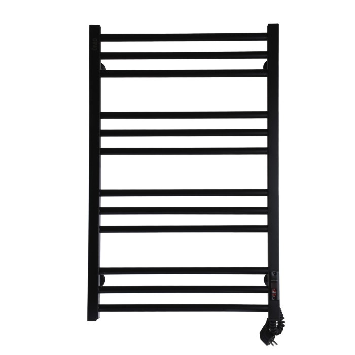 Рушникосушарка UNIO MS EU 800-500-12 BLK Модена електро чорна Рушникосушарка UNIO MS EU 800-500-12 BLK Модена електро чорна