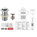Донний клапан для раковини Zerix BV-06 1 1/4''  без переливу автоматичний СLICK-СLACK (Колір хром) (ZX6023)