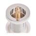 Донний клапан для раковини Zerix BV-06 1 1/4''  без переливу автоматичний СLICK-СLACK (Колір хром) (ZX6023)