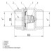 Клапан зворотнього ходу води Q PROFESSIONAL 1″ НВ QP100MF