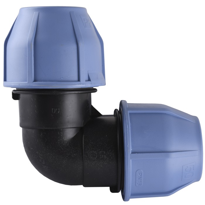 Коліно ПНД Vsplast 50*50 4001 Коліно ПНД Vsplast 50*50 4001