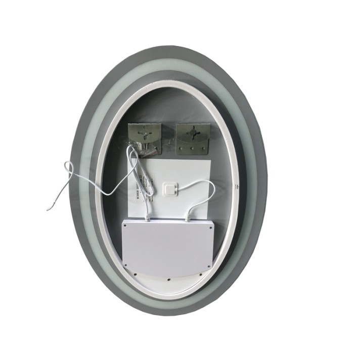 Дзеркало Zerix Fusion MV01-50x70 з LED Touch, Anti-fog, димером, регулятором яскравості (ZX6067) Дзеркало Zerix Fusion MV01-50x70 з LED Touch, Anti-fog, димером, регулятором яскравості (ZX6067)