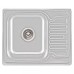 Кухонна мийка WEZER 6350(08) Deсоr 630x500x180 мм + сифон