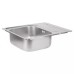 Кухонна мийка WEZER 6350(08) Deсоr 630x500x180 мм + сифон