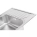 Кухонна мийка WEZER 6350(08) Deсоr 630x500x180 мм + сифон