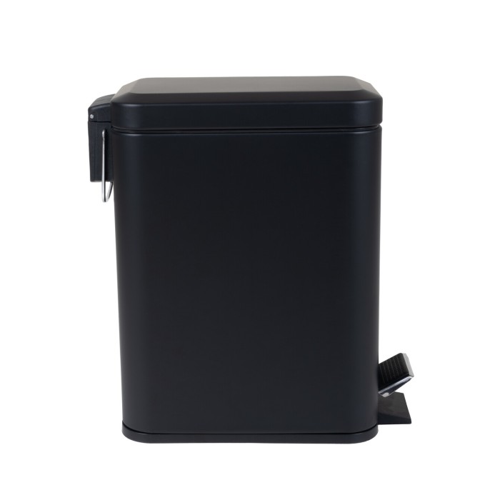 Відро для сміття з плавним закриттям прямокутне Zerix Sansa-TC0105 Black 5 л колір чорний (ZX5894) Відро для сміття з плавним закриттям прямокутне Zerix Sansa-TC0105 Black 5 л колір чорний (ZX5894)