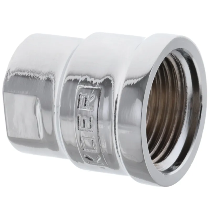 Муфта редукційна 1/2"x3/8" (хром) Koer KF.C0406.chr (KF0121) Муфта редукційна 1/2"x3/8" (хром) Koer KF.C0406.chr (KF0121)