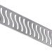 IT02-FT09/700 ITAL Душовий трап 700 мм, комбінований гідрозатвор, Brushed nickel (блістер) {5/1}