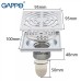 Вертикальний трап GAPPO G81052, латунь, 100х100 мм, хром