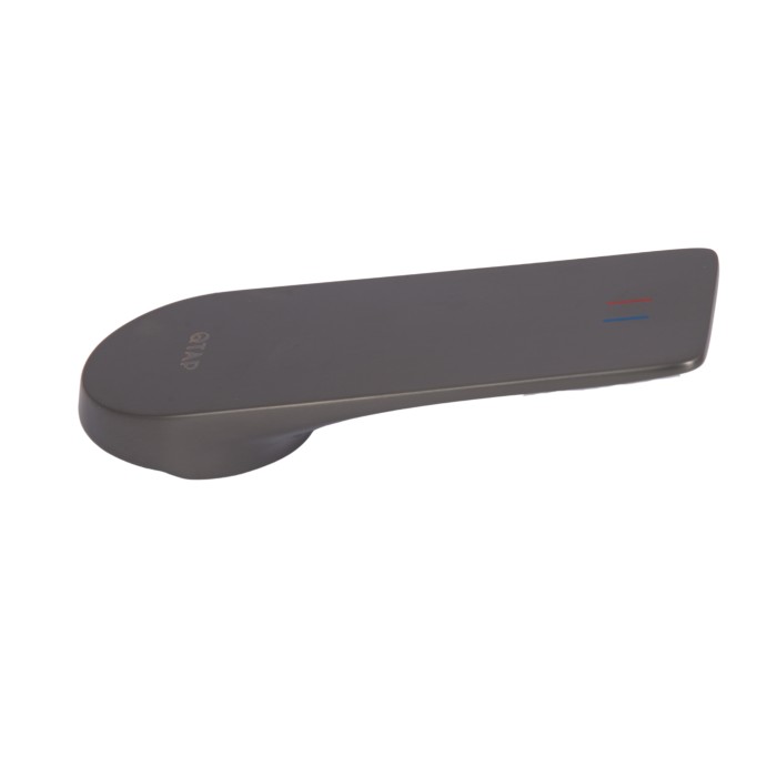 Ручка картриджа Qtap (116,5х41,5х18) для змішувачів Vlasta New Gunmetal Black PVD QTVLA11654151849628