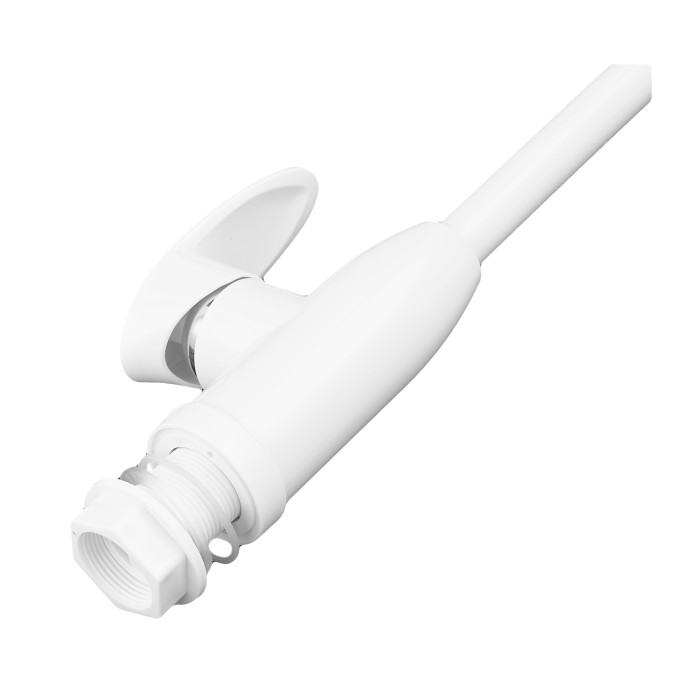 Змішувач для кухні Plamix Cezar-011-B SET White (з підведенням) (PM0667) Змішувач для кухні Plamix Cezar-011-B SET White (з підведенням) (PM0667)